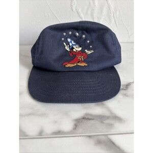 Vintage Embroidered Sorcerer Mickey Mouse Chracter Fashions Hat 1980's